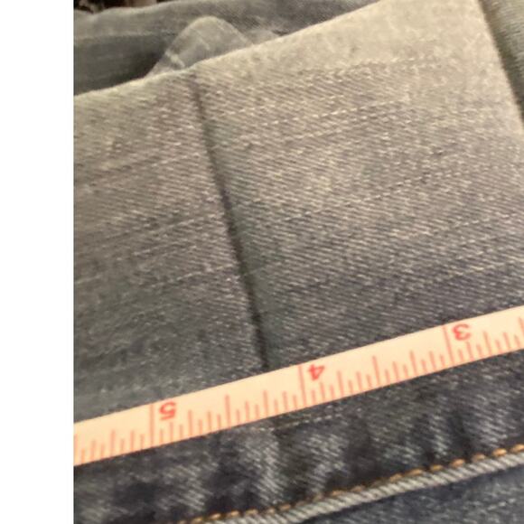 Jaugeans Selvedge Jeans 10 Rolled Cuff Distressed Hem - Picture 8 of 10